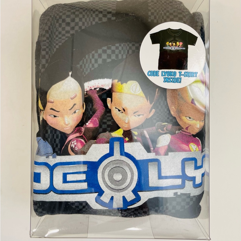 Code Lyoko Vintage Shirt Y2K Anime TV Show Youth Large Black Graphic Tee New